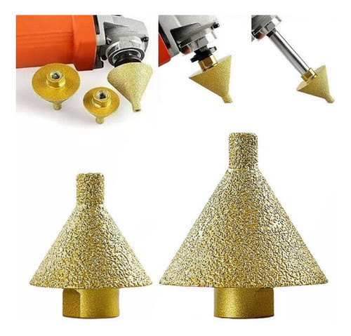 Para 2 Peças De Broca De Diamante M10 Para Ferramentas De 0
