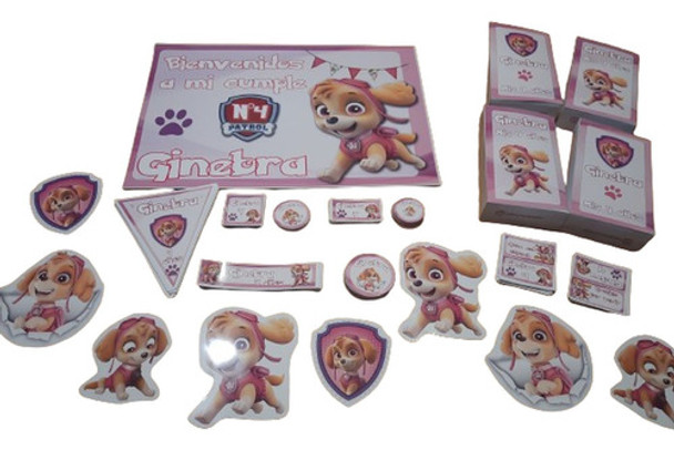 Sky Paw Patroll Patrulla Canina Cumpleaños Candy Skye 0