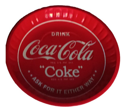 Bandeja De Chapa Promoción De Coca Cola 0