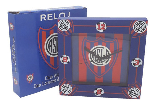Reloj Escritorio Cuadrado San Lorenzo 0