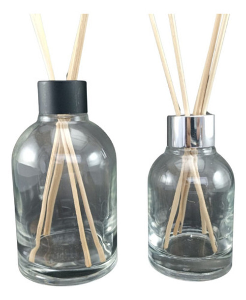 Frasco De Vidrio 200ml Con Tapa Y Varitas Aromas (5 Unid) 0