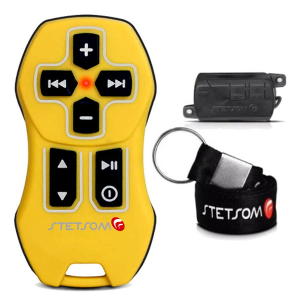 Controle Som Stetsom Longa Distância Sx 200 Metros Amarelo 0