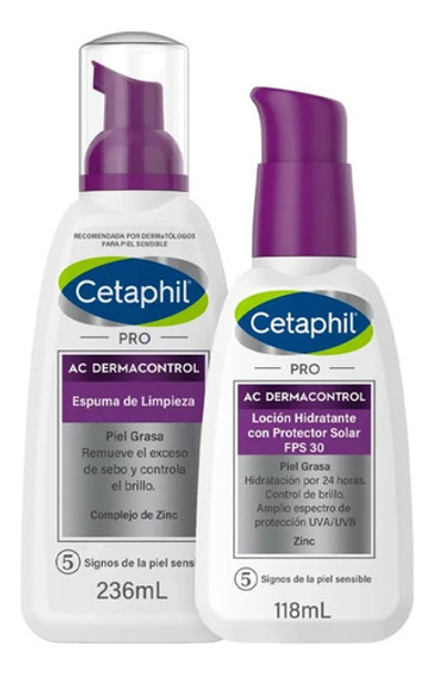 Cetaphil Rutina Pro Ac Control Cuidado Diario Pieles Grasas 0