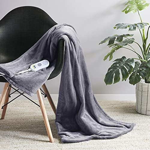 Manta Eléctrica De Punto Ultrasuave Serta Plush Throw, Cubie 0