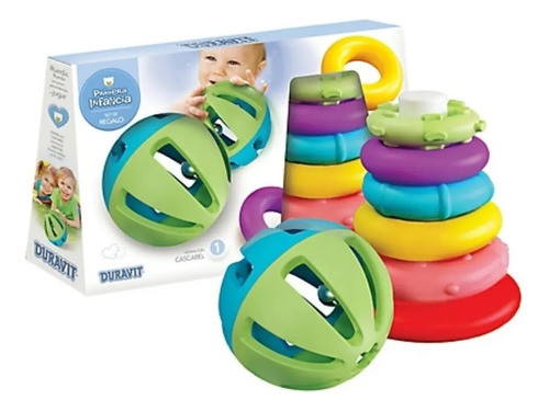 2 En1 Duravit Pelota Cascabel +  Anillos Apilables 0