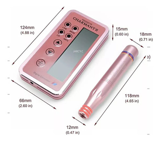 Kit Completo Dermógrafo Original Charmant 2 0