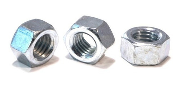Tuerca Hexagonal Blanca Uss 1/4 1000 Unidades Ciser 0