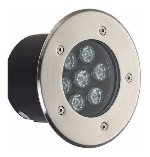 Balizador Luminária Led Chão Piso Jardim 7w Embutir Bco Frio 0