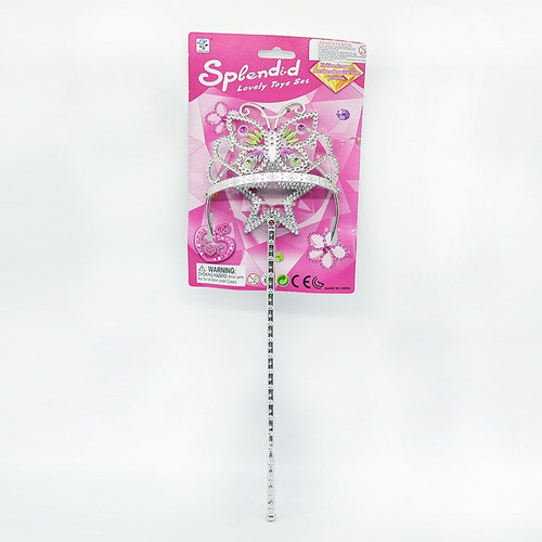 Corona De Princesa Con Varita Magica 0