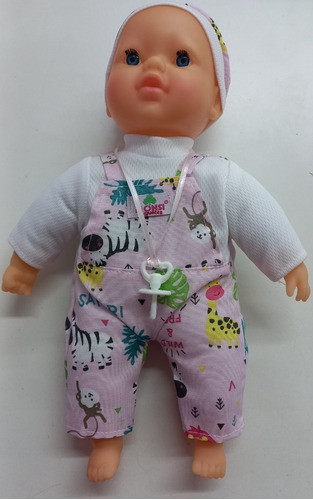 Bebe Bebote Con Sonido Llora Y Chupete Monsi 30 Cm 0
