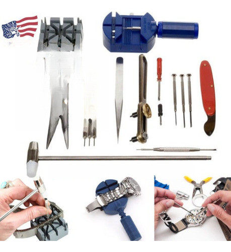 16 Pc Ver Reparación De Herramientas Kit Muñeca Resorte Pin 0