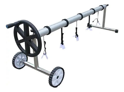 Enrollador Piscina Manta Térmica 2.5 - 5.5m  Telescópico 0