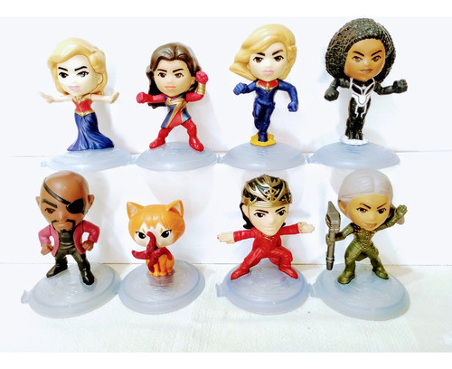 The Marvels Capitana Marvel Colección Mc Donalds Completa 0