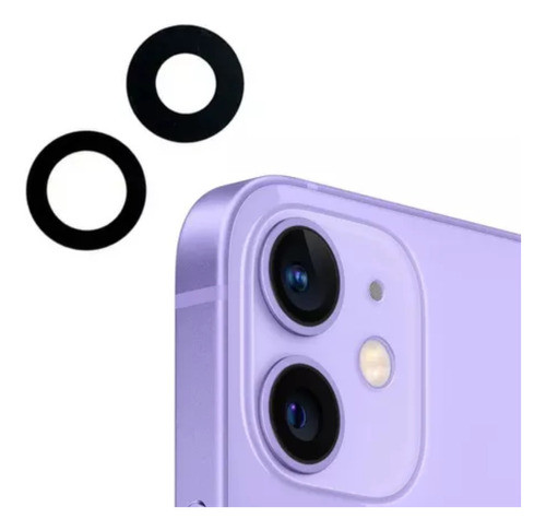 Vidrio Camara Lente Repuesto Compatible iPhone 12 Mini 0