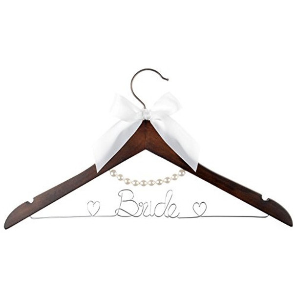 Vestido De Bodas Percha De Ropa Novia Alambre Colgadero 0