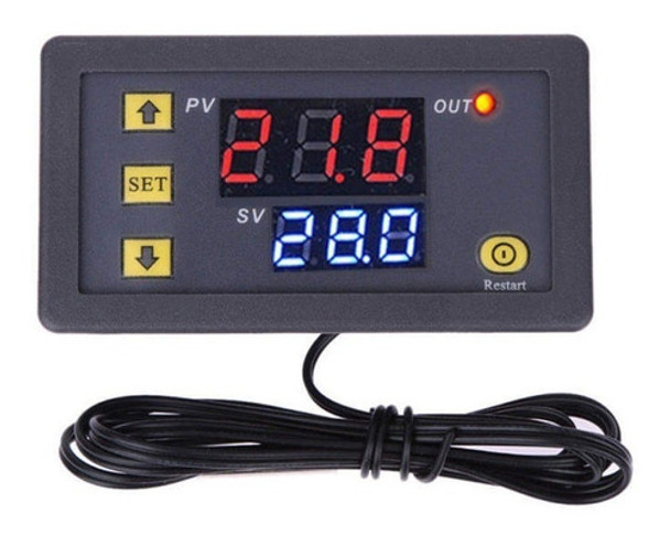 Termostato Digital Programable W3230 -55 A 120°c Ac 110v-220 0