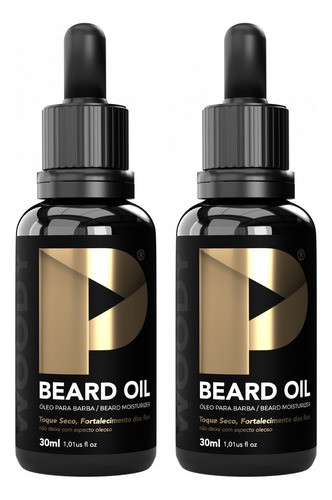 Óleo Para Barba Play Barber 30ml Woody Premium Atacado 2 Und 0