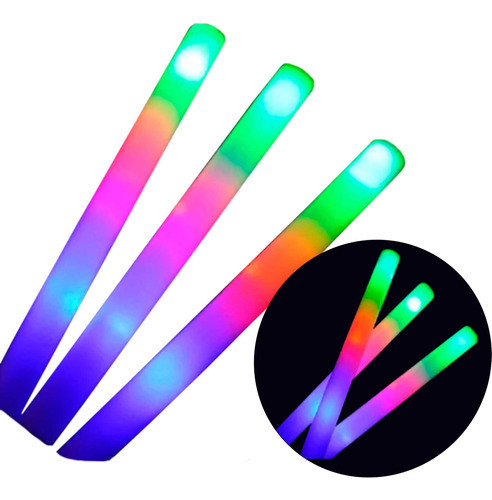 Bastão Led Luminoso Casamento Formatura Kit 10 0