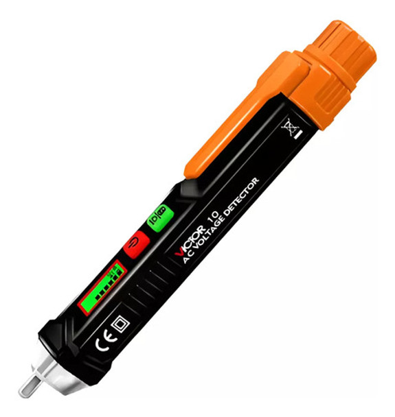 Detector De Voltaje De Ca Sin Contacto Victor 10 Lcd 0