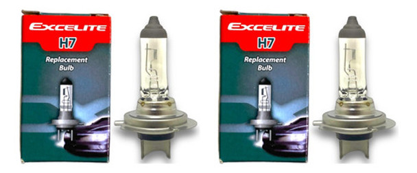 Kit 2 Lamparas H7 Pack Focos 12v 55w Para Auto Corea Px26d 0