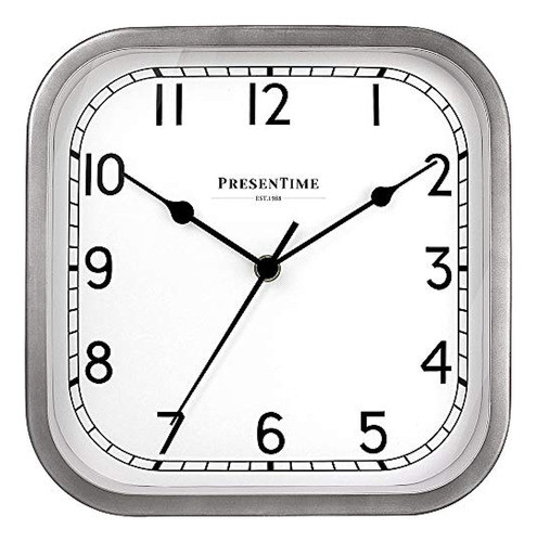 Presentime & Co Reloj Cuadrado Moderno Anton De 10  , Silenc 0