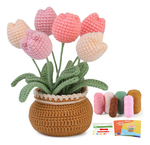 Kit De Crochet Para Principiantes Adultos Con Tutoriales En 0