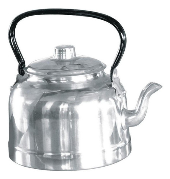 Pava Aluminio Pulido Asa Charolada 20 Cms. 3.5 Litros! 0 Pava Aluminio Pulido Asa Charolada 20 Cms. 3.5 Litros! 0