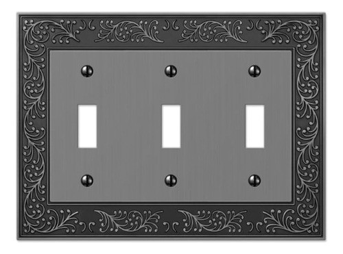 Placa De Pared De Metal Fundido De Triple Palanca Amerelle E 0