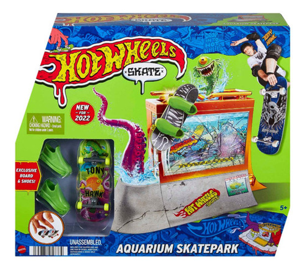 Hot Wheels - Parque De Skate Aquarium Skatepark - Hgt91 0