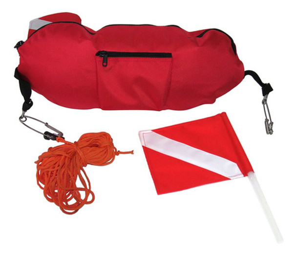 Pesca Submarina Torpedo Bóia Para Mergulho Cabo De Bandeira 0