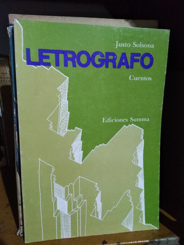 Letrografo - Justo Solsona -sólo Envios 0