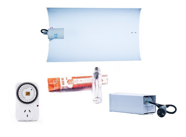 Kit Cultivo Indoor 400w Balasto Sodio Águila Timer Mobygrow! 0