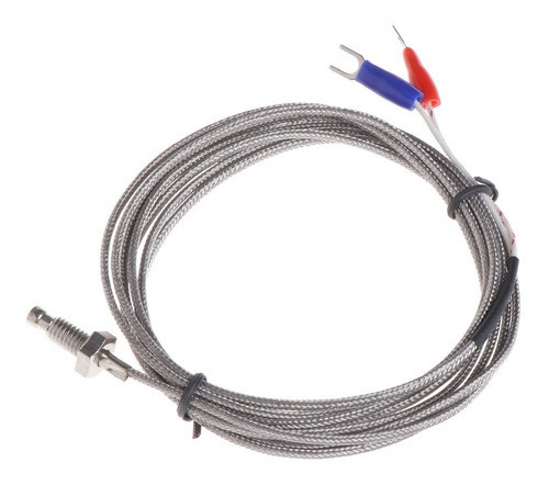 Sensor Termocupla K 600 °c  Cable 2m Rosca 0