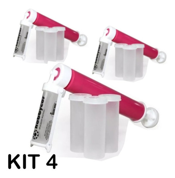 5x Pulverizador Bombinha Glitter Decoração Bolo Hobby Cor 0