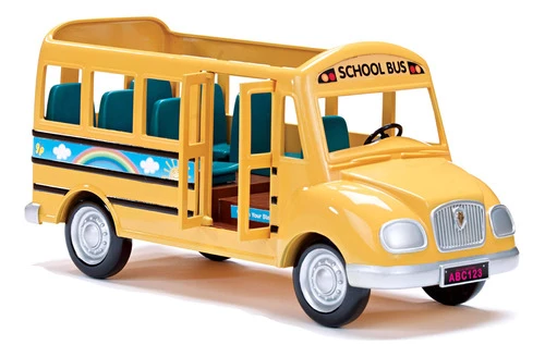 Ônibus Escolar De Brinquedo Calico Critters Country Tree Com 0