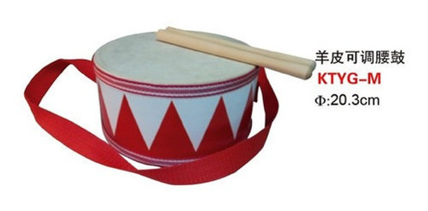Bombo Niños Parquer 20cm Palillos Correa Rojo 0 Bombo Niños Parquer 20cm Palillos Correa Rojo 0