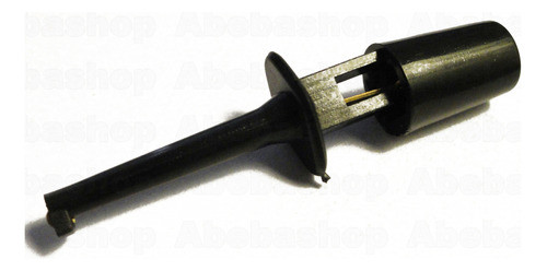 Pack 7x Conector Clip De Prueba Negro Tester U Otro 0