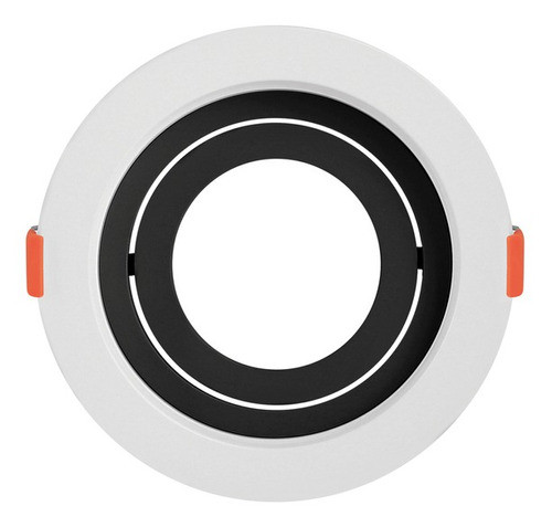 Spot Decor Redondo Par20 Branco E Preto, Conector E27 Inclus 0