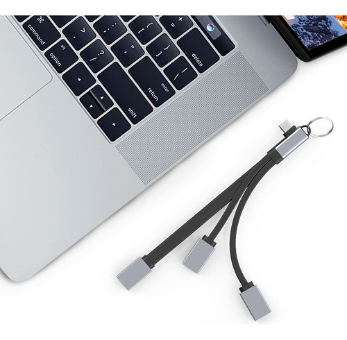 Usb C Hub Estacin De Acoplamiento 3 En 1 Usb Tyoe-c Adaptado 0