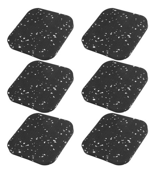 Tapete De Esteira De Borracha, 6 Peças, Almofada De Isolamen 0 Tapete De Esteira De Borracha, 6 Peças, Almofada De Isolamen 0