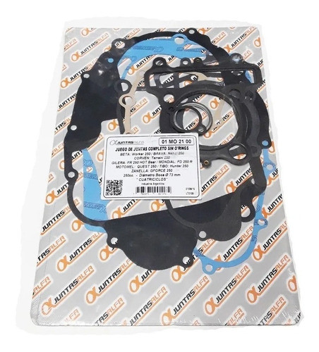 Juego De Juntas De Motor Gilera Hot Bear 250 Shoppingbike 0