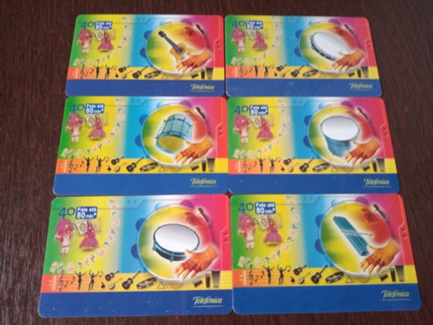 Cartões Telefonicos Série Carnaval 2003 0