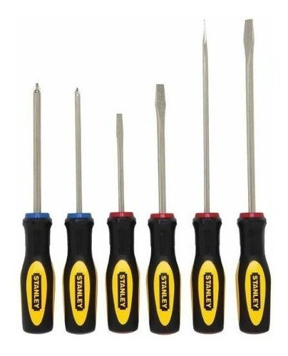 Juego 6pcs.destornilladores Stanley C/soporte- Ynter 0