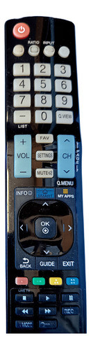 Control Remoto Para Tv Led LG Smart Ref178 0