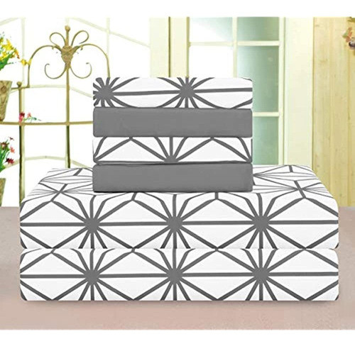 Sábanas Suaves De Lujo, Cómodas Y Elegantes, Patrón De Cubo, 0