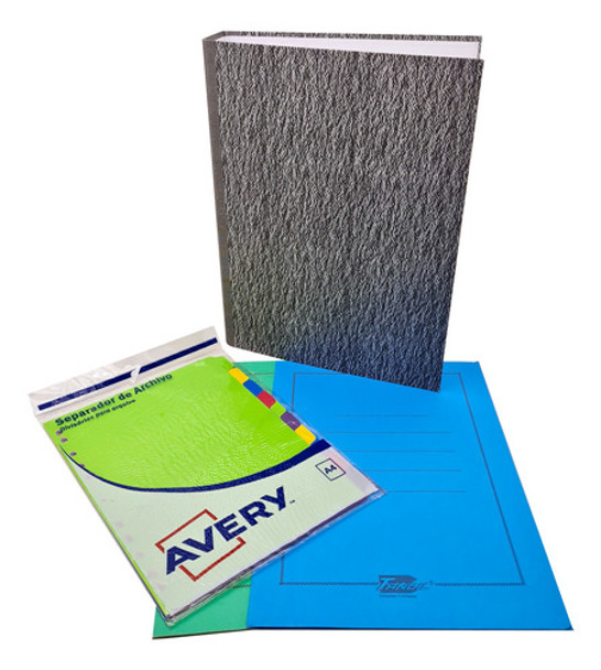 Combo Biblorato + Carpeta 3 Solapas Oficina 0