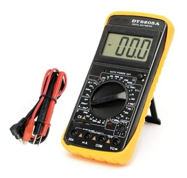 Tester Multimetro Digital Profesional Capacimetro Dt9205 0