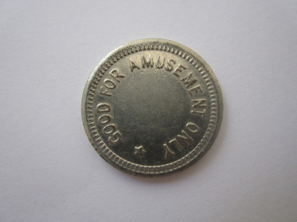 Ficha Antiga Metal Amusement 0