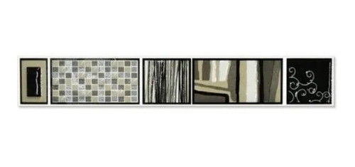 Guarda De Ceramica Geometric 5x30cm - Piu 0