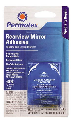 Pegamento Adhesivo Para Espejos Interior Auto 0
